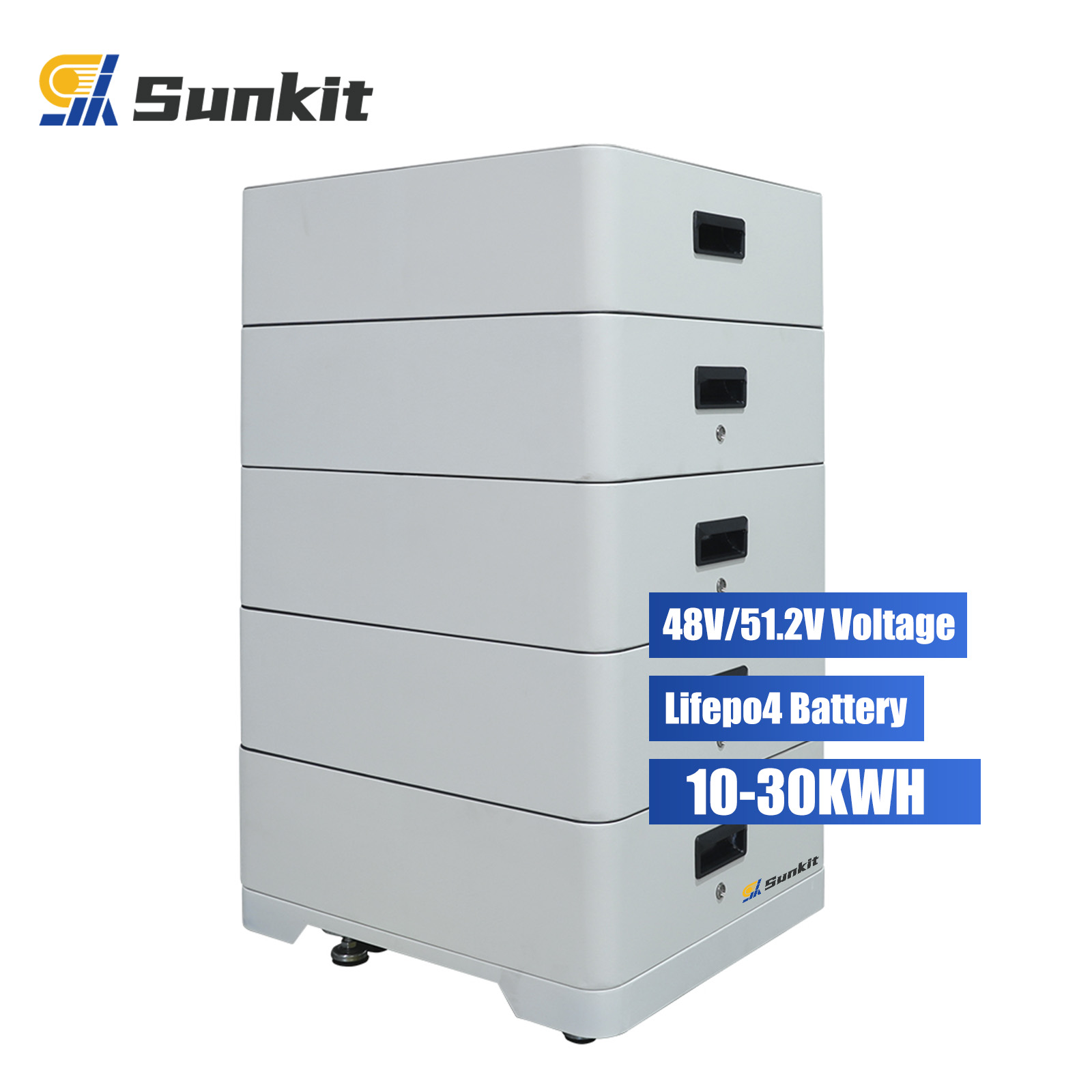 Stacked Liyhium Energy Storage Battery 10.24KWH 