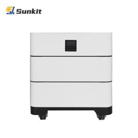 SUNKIT 5kwh 51.2v 100ah Low Voltage Stacked Lithium Battery 